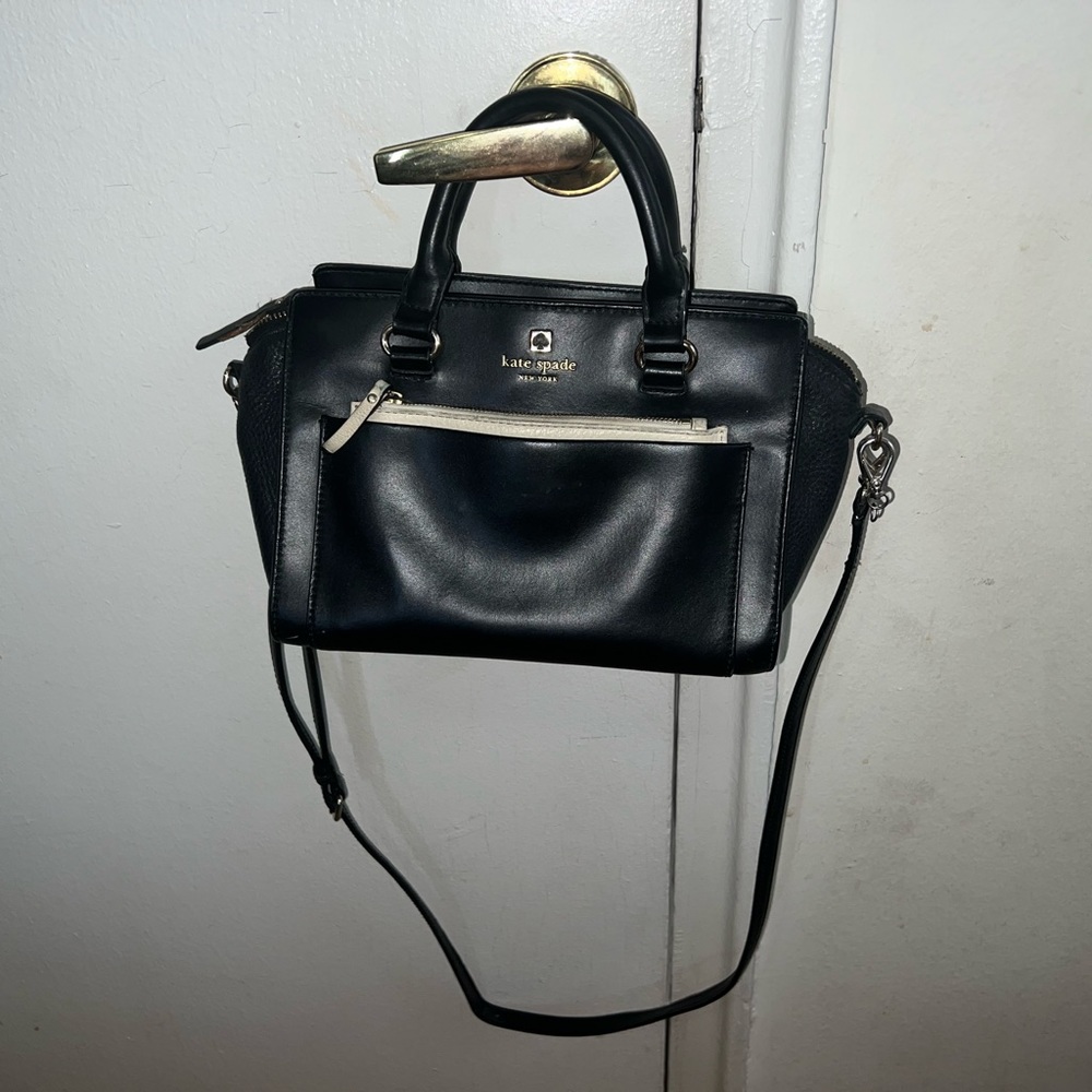Kate Spade Black Leather Crossbody Bag